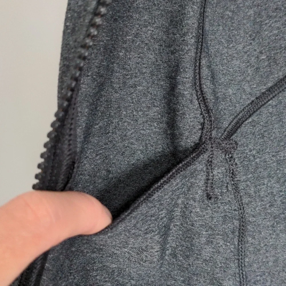 Lululemon Mesh Is More Jacket, Heathered Black, Womens Size 6 - Picture 10 of 12